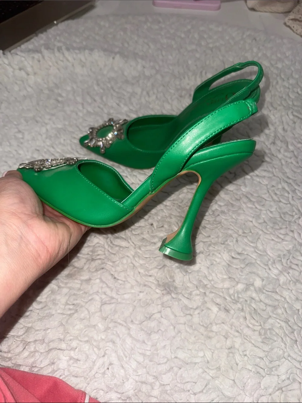 Women’s green heels